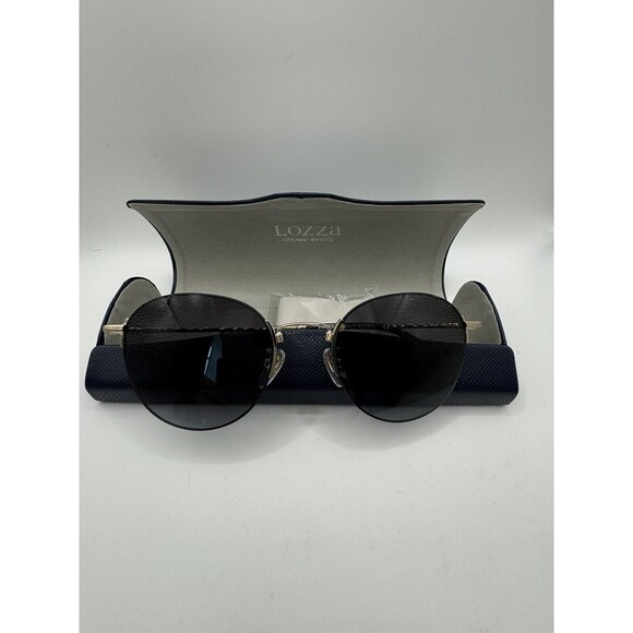 Designer Sunglasses NWT - Lozza SL2355 - Round Gold Rimless - Retail $300+ - Picture 4 of 4